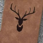 کالکشن قاب مخملی - قاب طرح گوزن