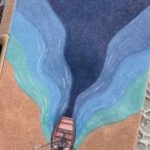 کالکشن قاب های مخملی - قایق تنها